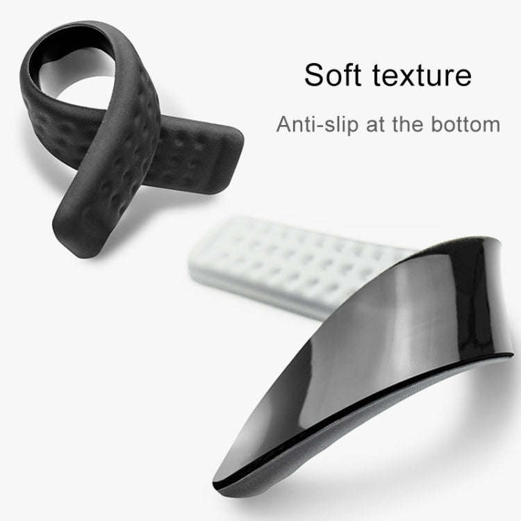 Mechanical Keyboard Wrist Rest Memory Foam Mouse Pad, Size : L (Black)