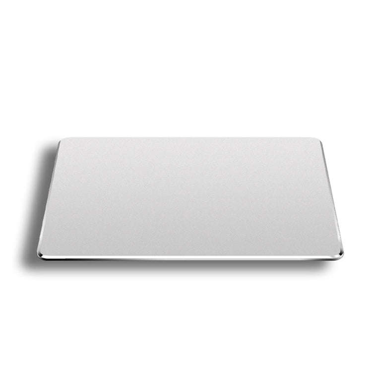 Aluminum Alloy Double-sided Non-slip Mat Desk Mouse Pad, Size : S(Silver)