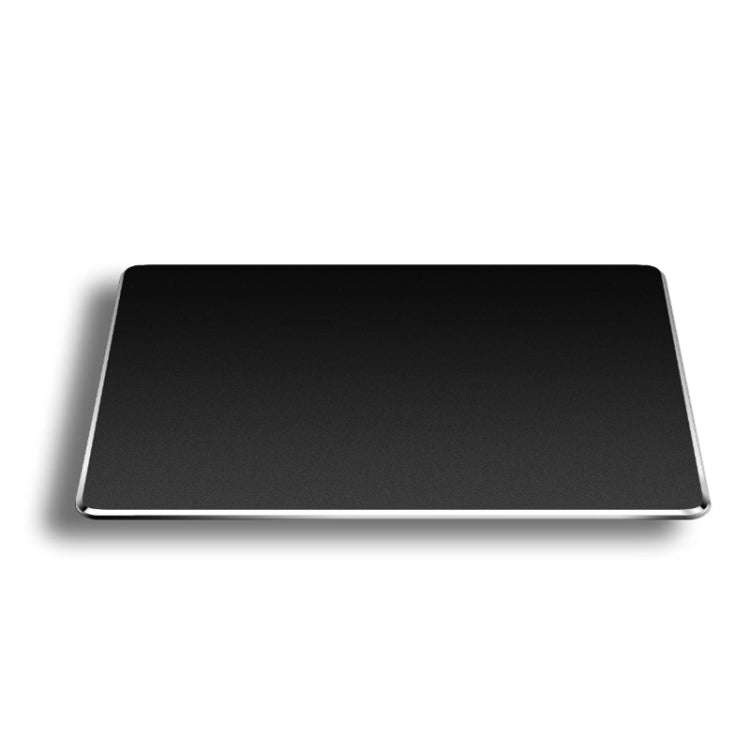 Aluminum Alloy Double-sided Non-slip Mat Desk Mouse Pad, Size : M(Black)