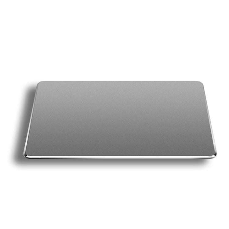 Aluminum Alloy Double-sided Non-slip Mat Desk Mouse Pad, Size : M(Grey)