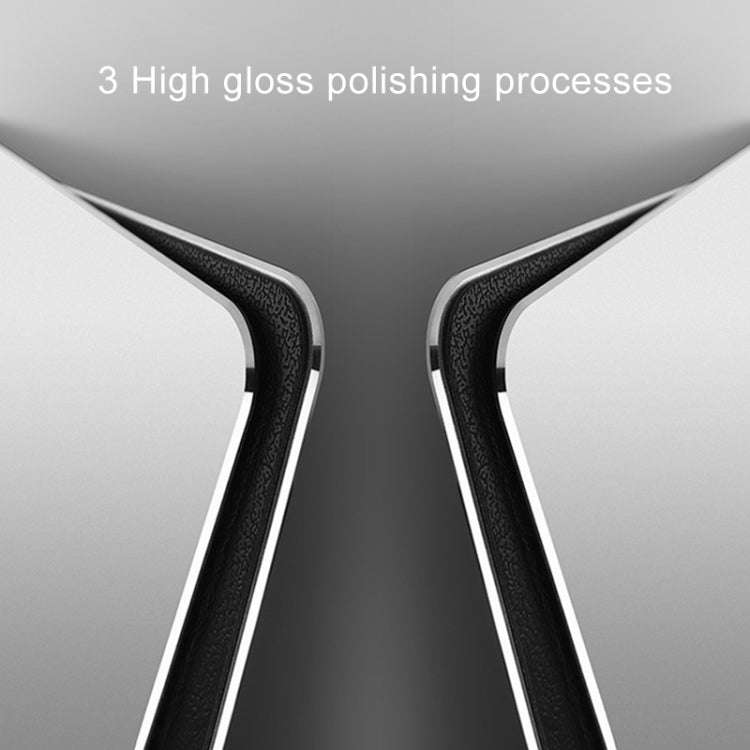 Aluminum Alloy Double-sided Non-slip Mat Desk Mouse Pad, Size : M(Grey)
