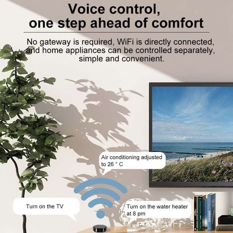 YRC11 WiFi Infrared Smart Universal Remote Controller, Support Mobile Phones APP Remote Control &...