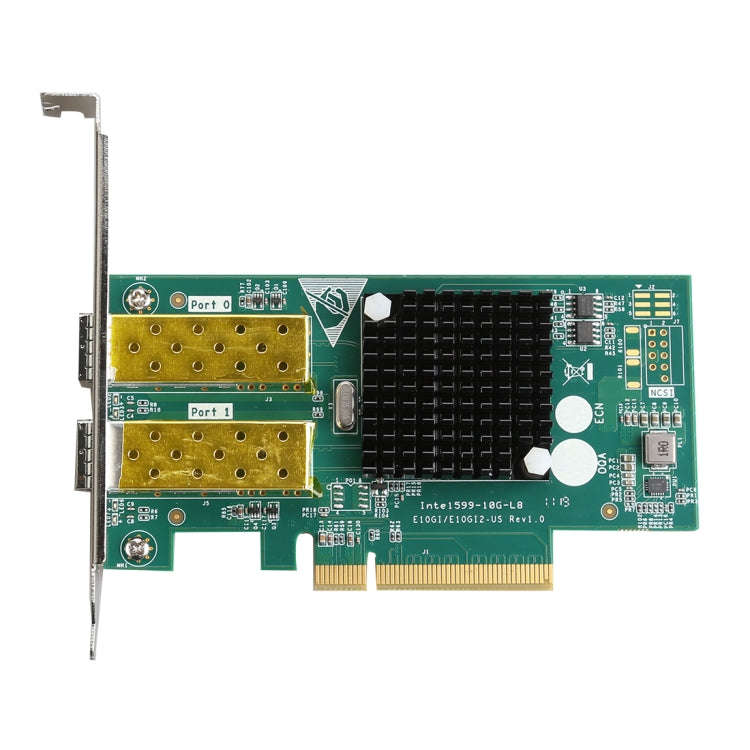 XXA037 Intel 82599 Dual SFP Port  PCI Express FCoE PCIe x8 10 Gigabit Ethernet Network Optical LA...