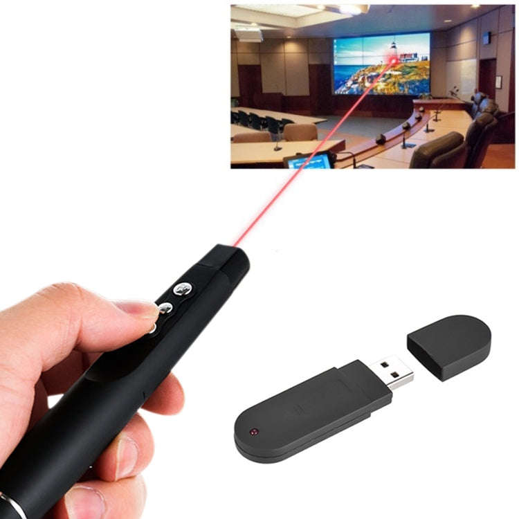 2.4GHz Wireless Laser PowerPoint Page Turning Pen Multimedia Wireless Presentation Projection Pen...