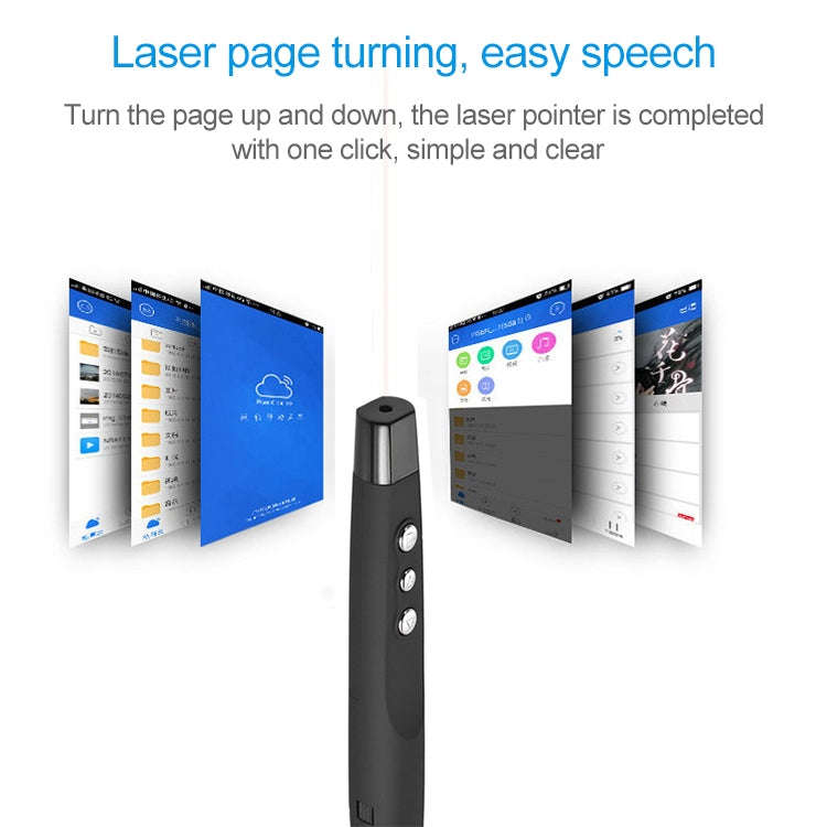 2.4GHz Wireless Laser PowerPoint Page Turning Pen Multimedia Wireless Presentation Projection Pen...