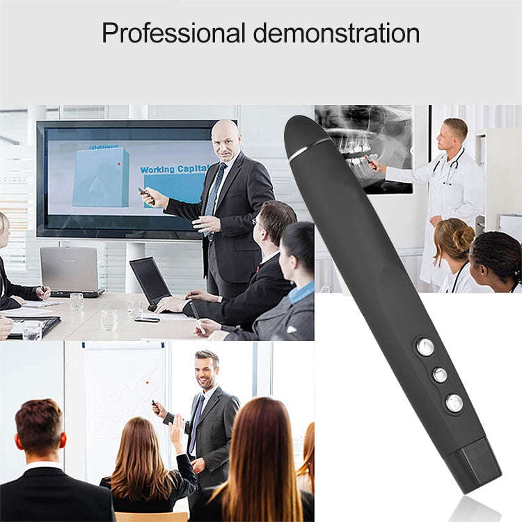 2.4GHz Wireless Laser PowerPoint Page Turning Pen Multimedia Wireless Presentation Projection Pen...