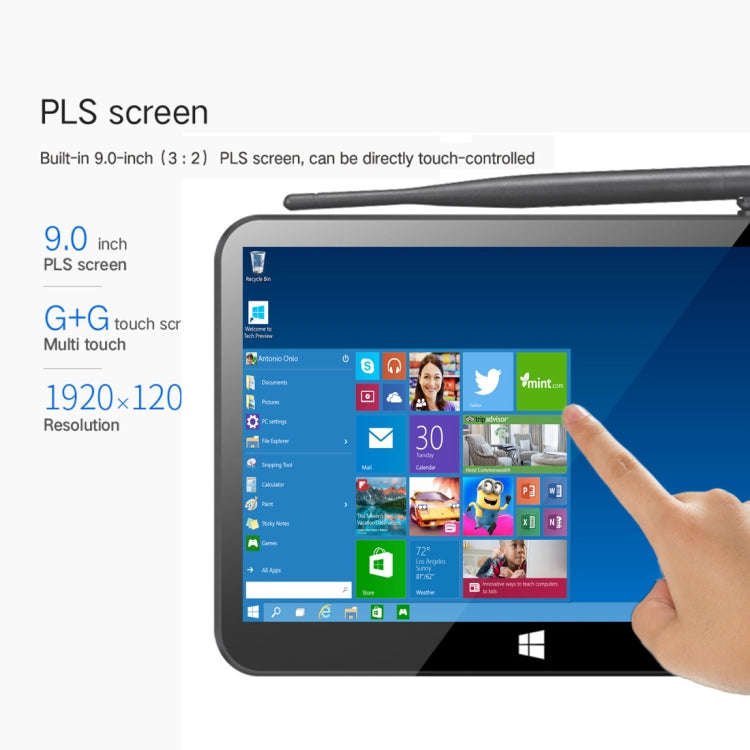 PiPo X11 TV Box Style Tablet Mini PC, 3GB+64GB, 9.0 inch Windows 10 Intel Celeron N4020 Quad Core...