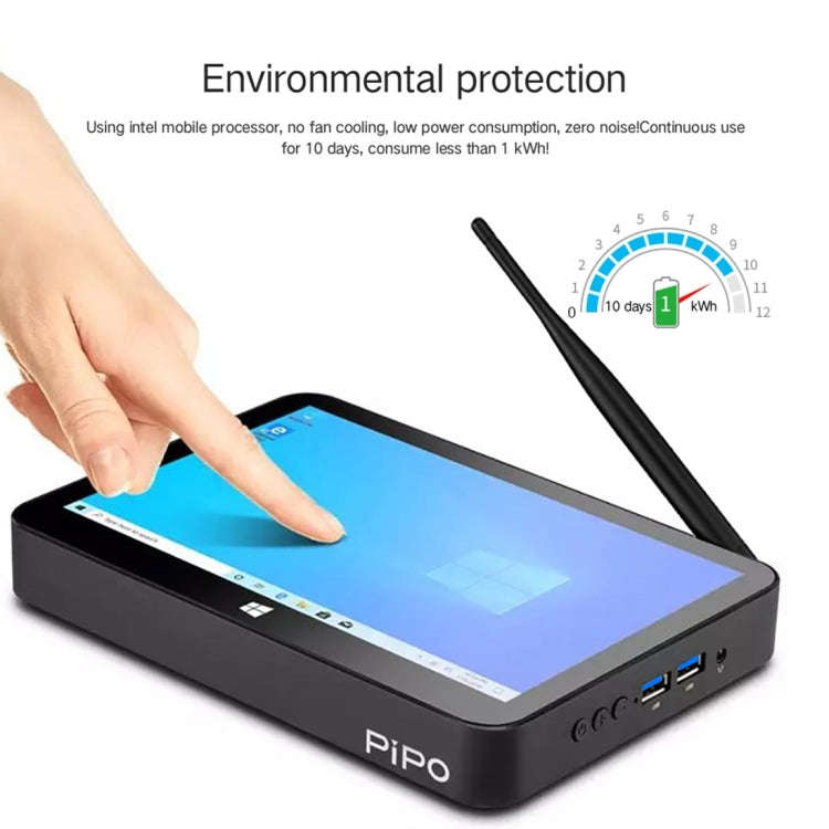 PiPo X11 TV Box Style Tablet Mini PC, 3GB+64GB, 9.0 inch Windows 10 Intel Celeron N4020 Quad Core...