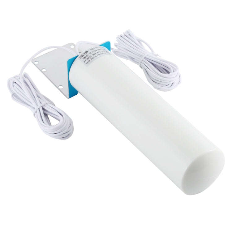 4G LTE WiFi 12DBi Omni External Barrel Antenna with TS9 Male(White)