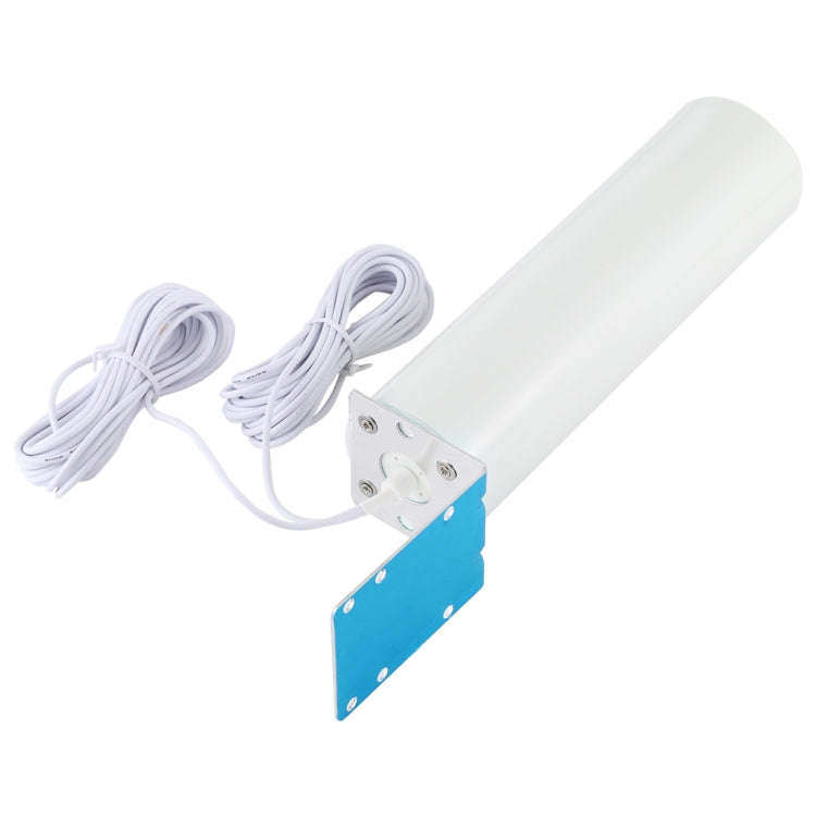 4G LTE WiFi 12DBi Omni External Barrel Antenna with TS9 Male(White)