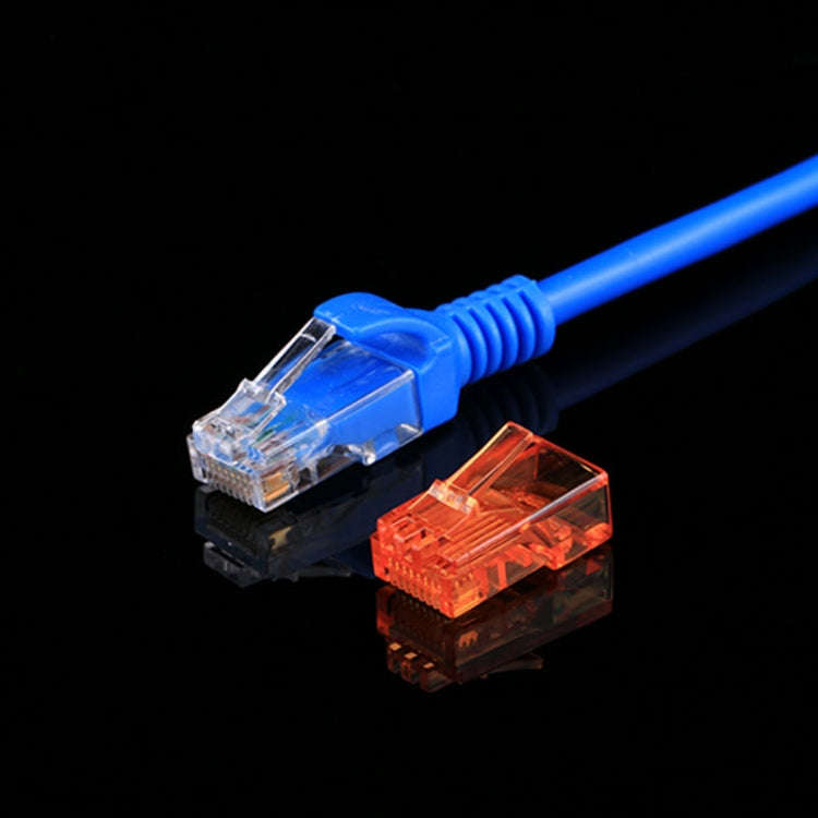 100 PCS Anpwoo Amp01 RJ45 Connector Modular Plug(Orange)