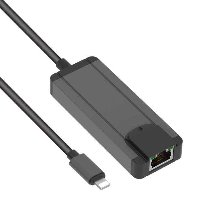 Onten 75002 8PIN to RJ45 Hub USB 2.0 Adapter(Dark Green)