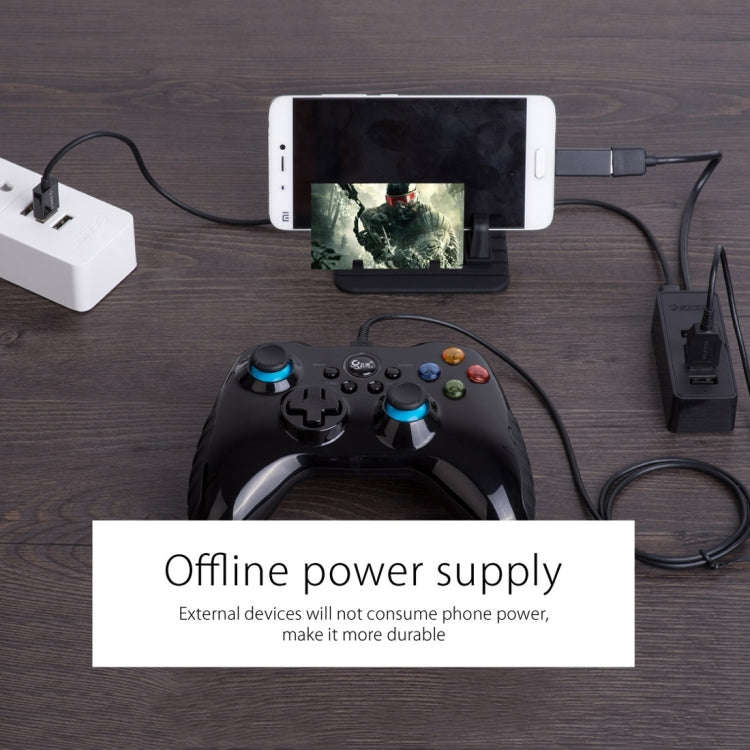 ORICO W5P-U2-100 USB 2.0 Desktop HUB with 100cm Micro USB Cable Power Supply(Black)