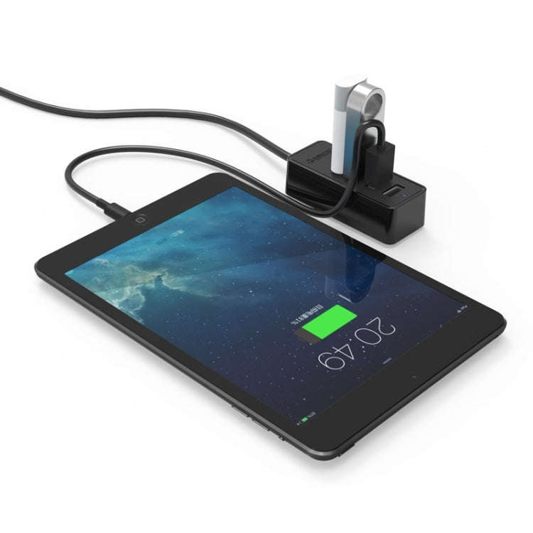 ORICO W5P-U2-100 USB 2.0 Desktop HUB with 100cm Micro USB Cable Power Supply(Black)