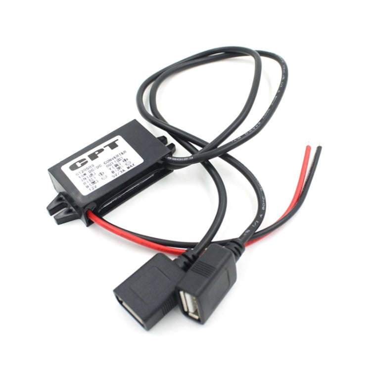Car Motorcycle Dual USB Car Charger DC 12V To 5V 3A Power Adapter with for Car GPS Tracker DVR, L...