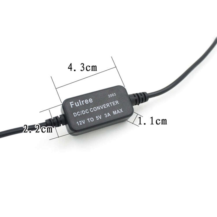 Car Motorcycle Single USB Car Charger DC 12V To 5V 3A Power Adapter for Car GPS Tracker DVR, Leng...