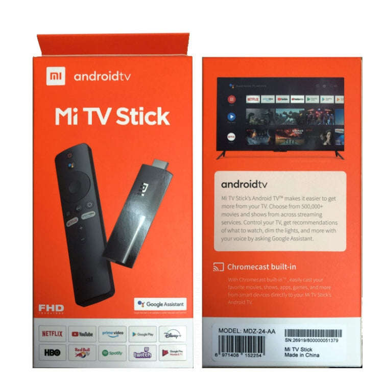 [HK Warehouse] Original Xiaomi Mi Android TV Stick, Quad Core Cotex A53, RAM 1GB + ROM 8GB, Globa...