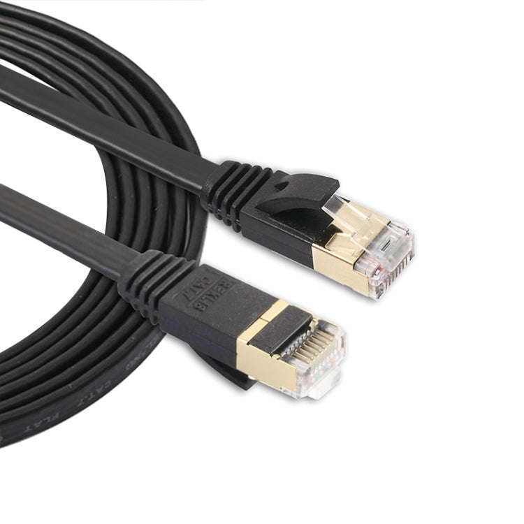 1.8m CAT7 10 Gigabit Ethernet Ultra Flat Patch Cable for Modem Router LAN Network - Built with Sh...
