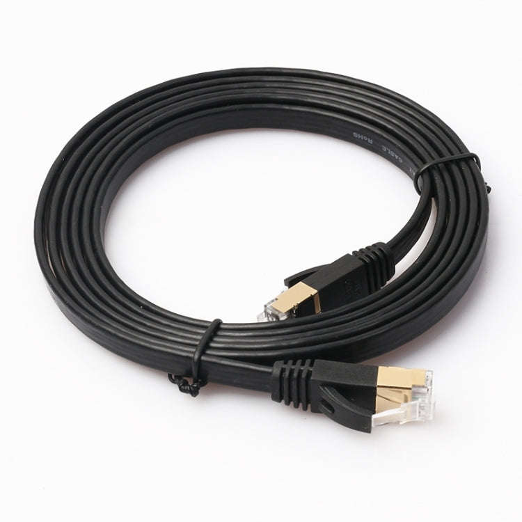 1.8m CAT7 10 Gigabit Ethernet Ultra Flat Patch Cable for Modem Router LAN Network - Built with Sh...