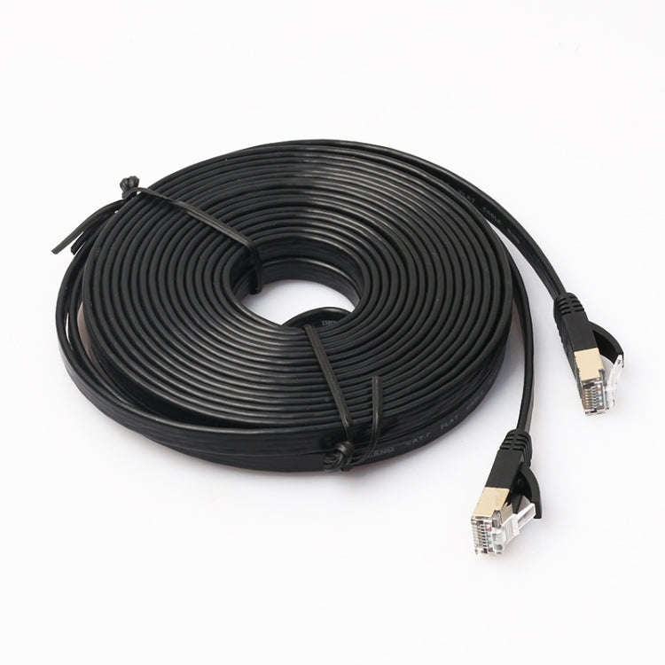 8m CAT7 10 Gigabit Ethernet Ultra Flat Patch Cable for Modem Router LAN Network - Built with Shie...