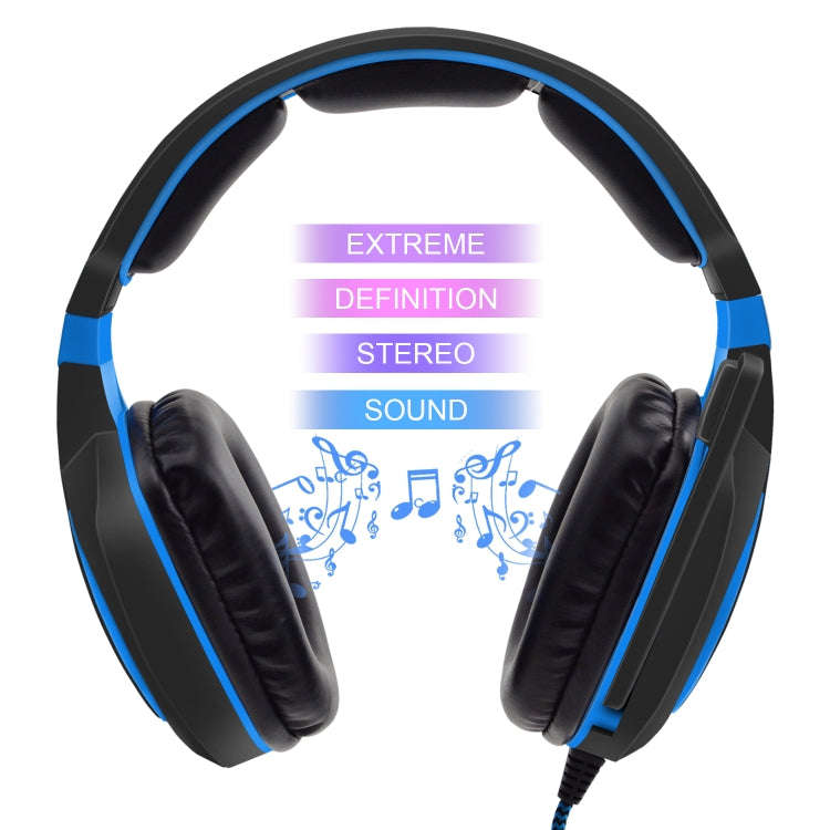 SADES AH-28 3.5mm Plug Wire-controlled Noise Reduction E-sports Gaming Headset with Retractable M...