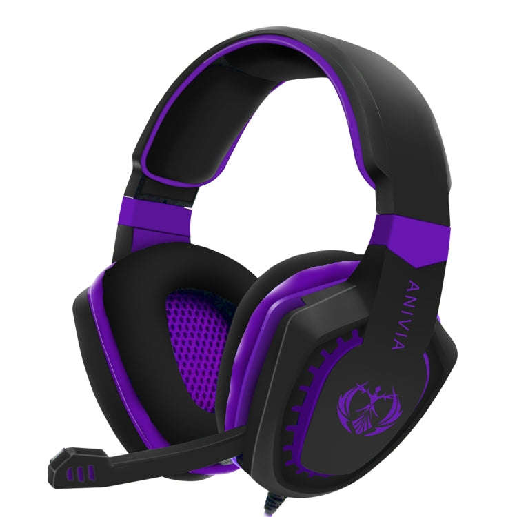 SADES AH-28 3.5mm Plug Wire-controlled Noise Reduction E-sports Gaming Headset with Retractable M...