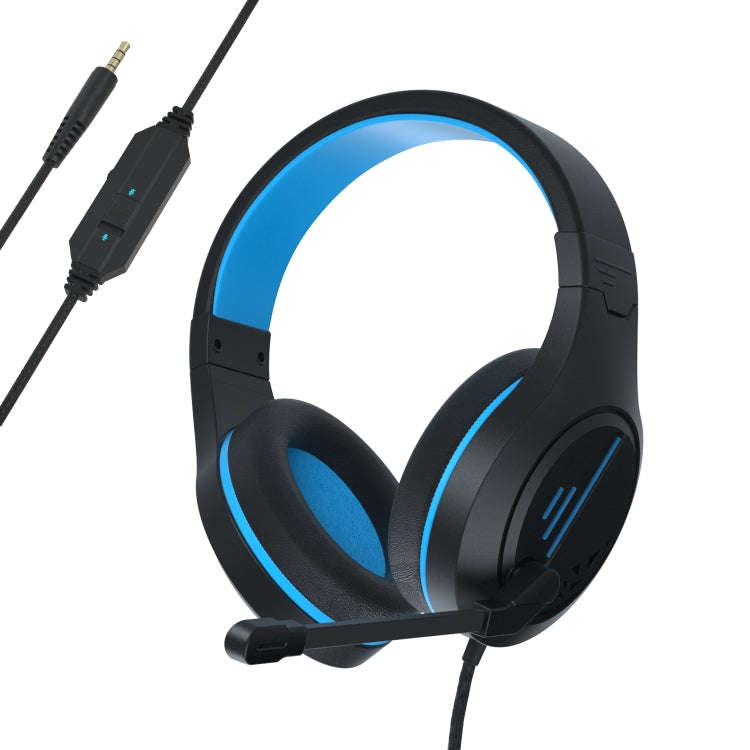 SADES MH601 3.5mm Plug Wire-controlled Noise Reduction E-sports Gaming Headset with Retractable M...
