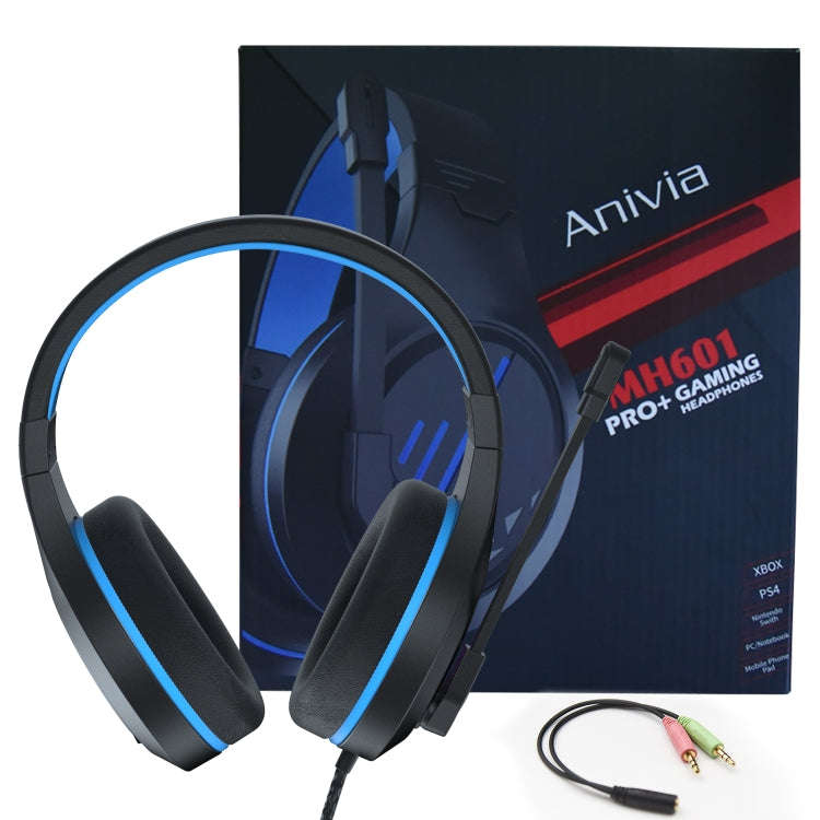 SADES MH601 3.5mm Plug Wire-controlled Noise Reduction E-sports Gaming Headset with Retractable M...