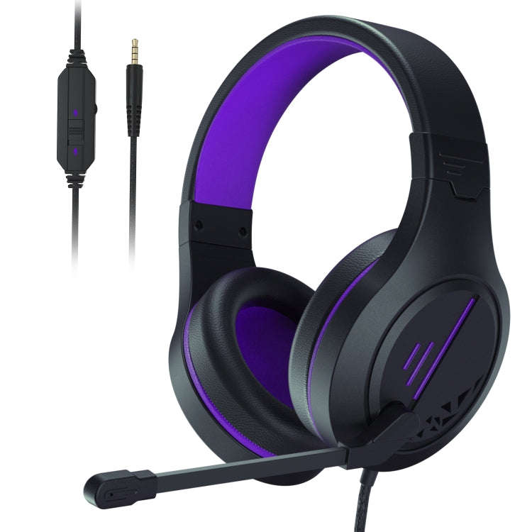 SADES MH601 3.5mm Plug Wire-controlled Noise Reduction E-sports Gaming Headset with Retractable M...