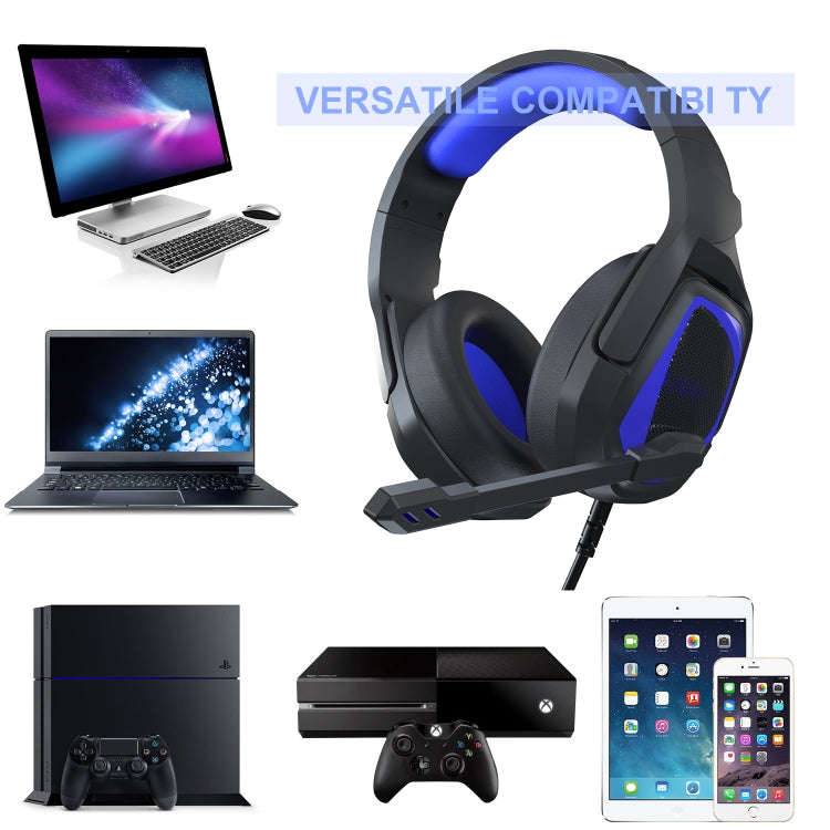 SADES MH602 3.5mm Plug Wire-controlled E-sports Gaming Headset with Retractable Microphone, Cable...