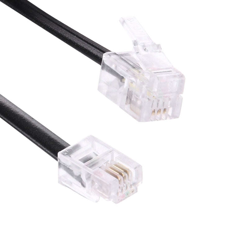 4 Core Male to Male RJ11 Spring Style Telephone Extension Coil Cable Cord Cable, Stretch Length: ...