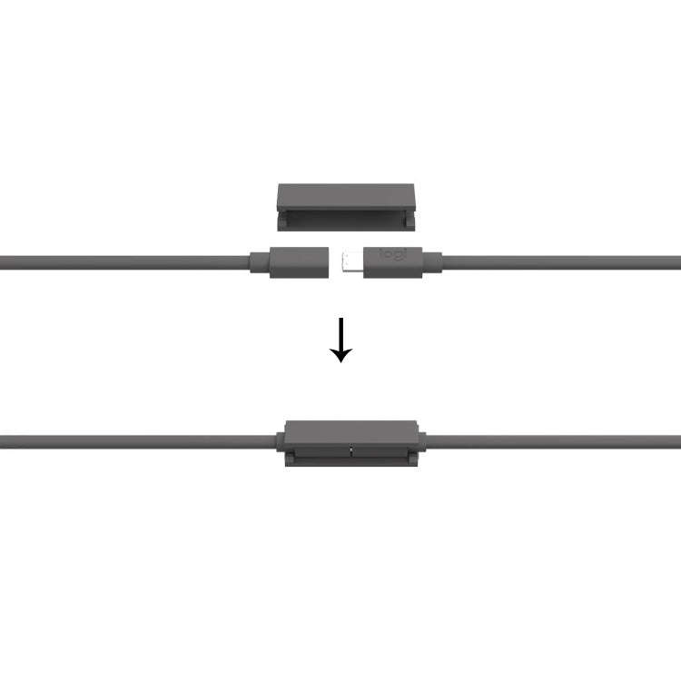 Logitech CC4000E Extension Microphone Extension Cable, Cable Length: 10m (Black)