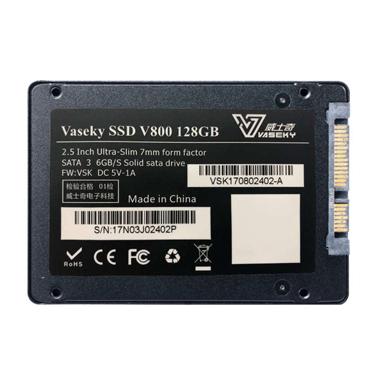 Vaseky V800 128GB 2.5 inch SATA3 6GB/s Ultra-Slim 7mm Solid State Drive SSD Hard Disk Drive for D...