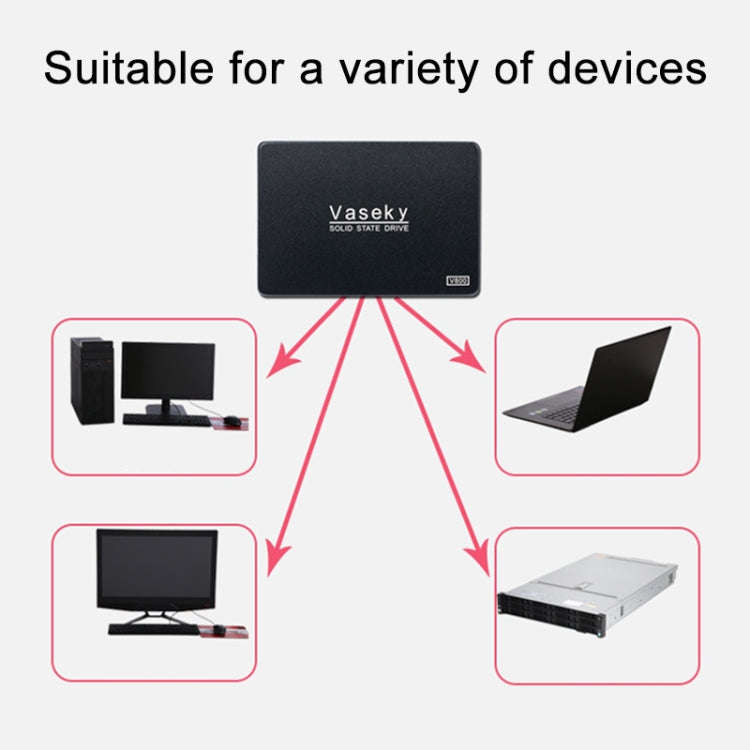 Vaseky V800 128GB 2.5 inch SATA3 6GB/s Ultra-Slim 7mm Solid State Drive SSD Hard Disk Drive for D...
