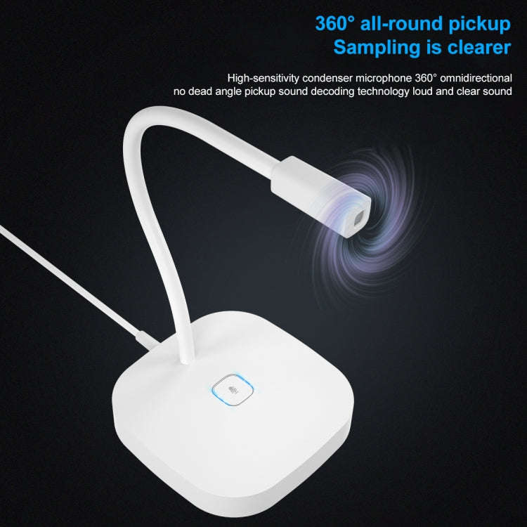 Yanmai G22 USB Desktop Computer Microphone (White)