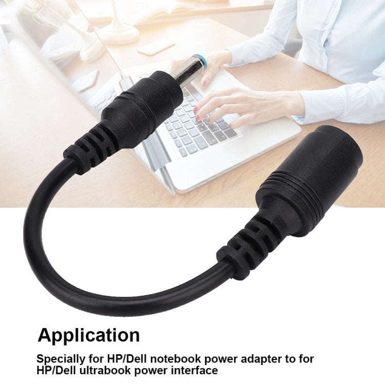 4.5 x 3.0mm Male to 7.4 x 5.0mm Female Interfaces Power Adapter Cable for Laptop Notebook, Length...