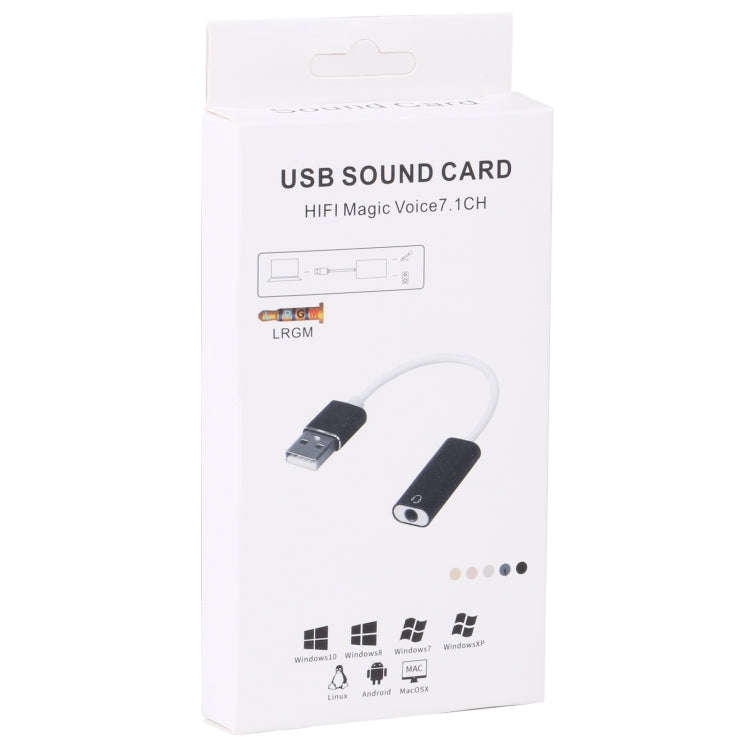 HIFI Magic Voice 7.1CH USB Sound Card (Grey)