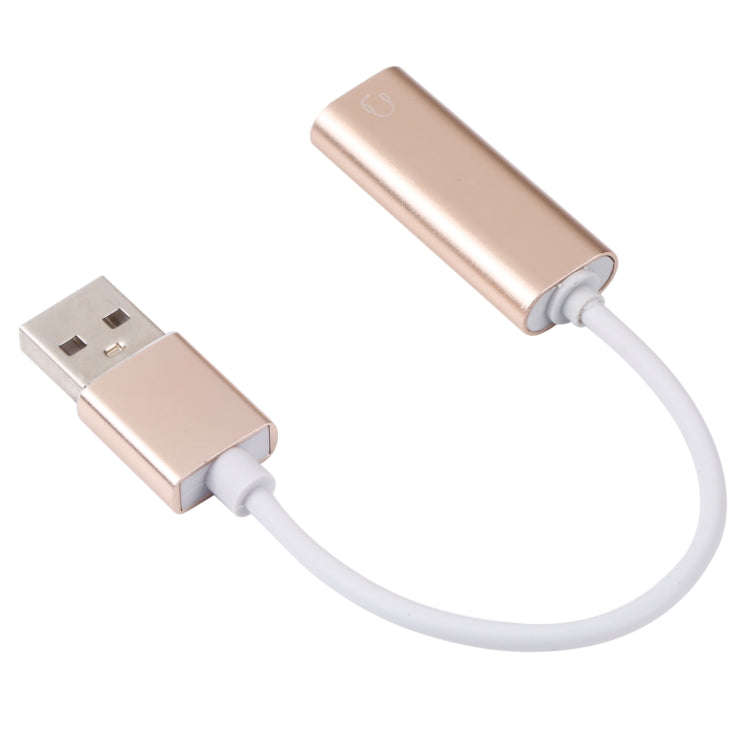 HIFI Magic Voice 7.1CH USB Sound Card (Gold)