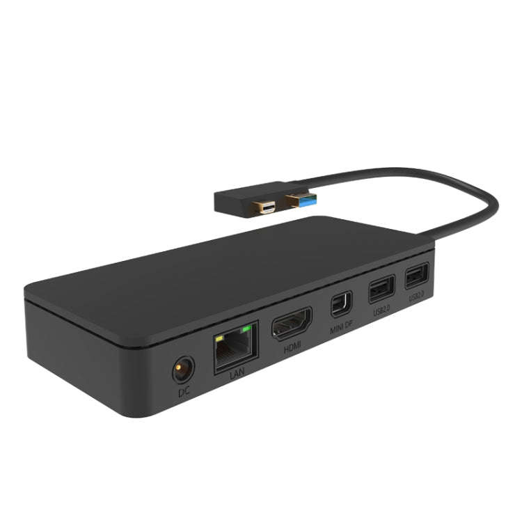 Onten OT-65002 12 in 1 Multifunctional Type-C + USB + RJ45 + HDMI Docking Station(Black)