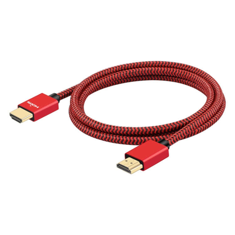 ULT-unite Gold-plated Head HDMI 2.0 Male to Male Nylon Braided Cable, Cable Length: 1.2m(Red)