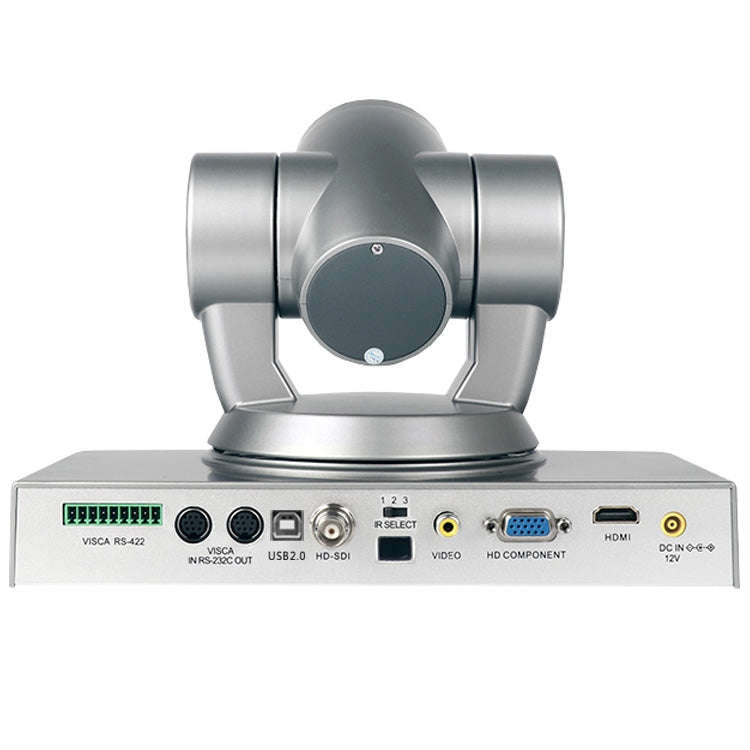 YANS YS-H810DSY 1080P HD 10X Zoom Lens Video Conference Camera with Remote Control, US Plug (Silver)