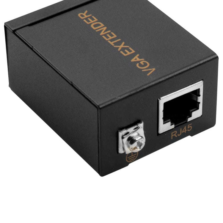 VGA Signal to RJ45 Signal Extender Transmitter + Receiver Converter Ethernet Cable, Transmission ...