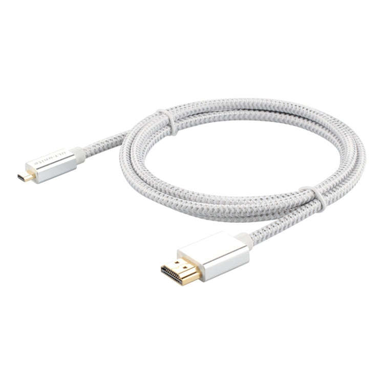 ULT-unite Gold-plated Head HDMI Male to Micro HDMI Male Nylon Braided Cable, Cable Length: 1.2m (...