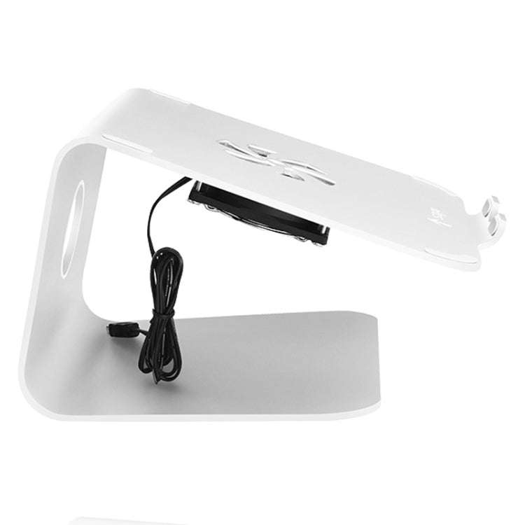 SOPI ZJ-001 Classic Style Aluminum Cooling Stand with Cool Fan for Laptop, Suitable for Mac Air, ...