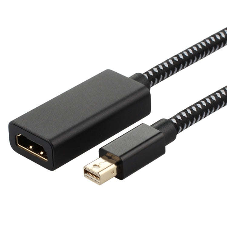 Mini DP to 1080P HD HDMI PP Yarn Woven Net Adapter Cable (Silver)