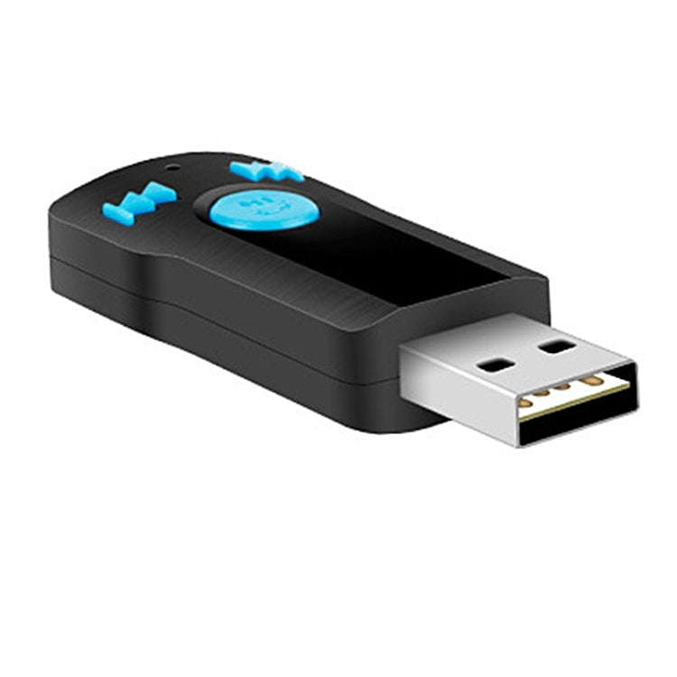BC07 Mini Brushed Texture USB Bluetooth Receiver MP3 Player SD/TF Card Reader with Microphone & A...