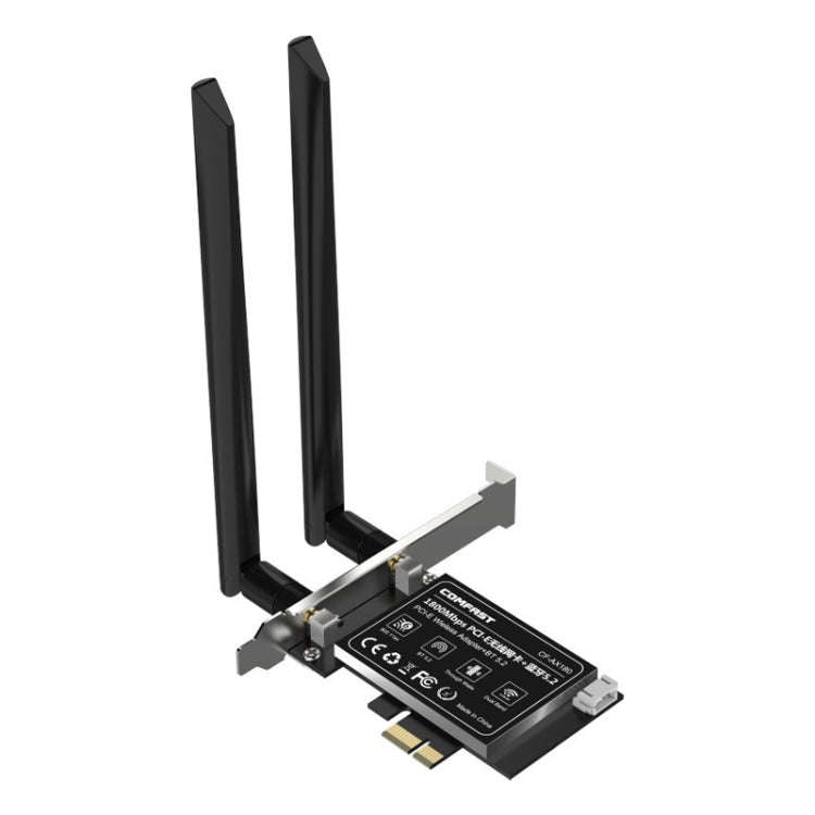 COMFAST CF-AX180 1800Mbps PCI-E Bluetooth 5.2 Dual Frequency Gaming WiFi 6 Wireless Network Card ...