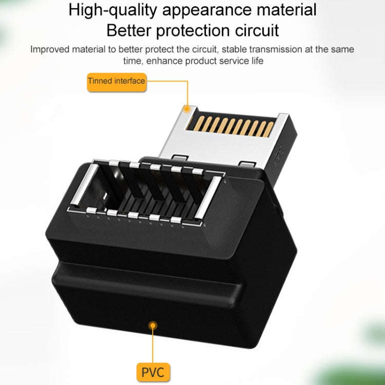 Type-E Female to Male 90 Degrees Elbow Computer Host Adapter