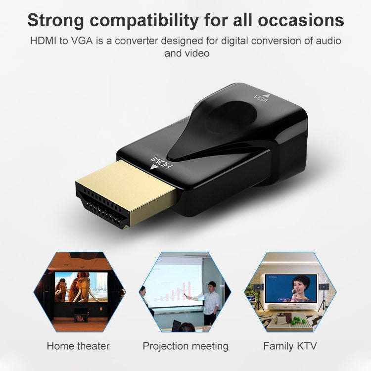 H79 HDMI to VGA Converter Adapter (Black)
