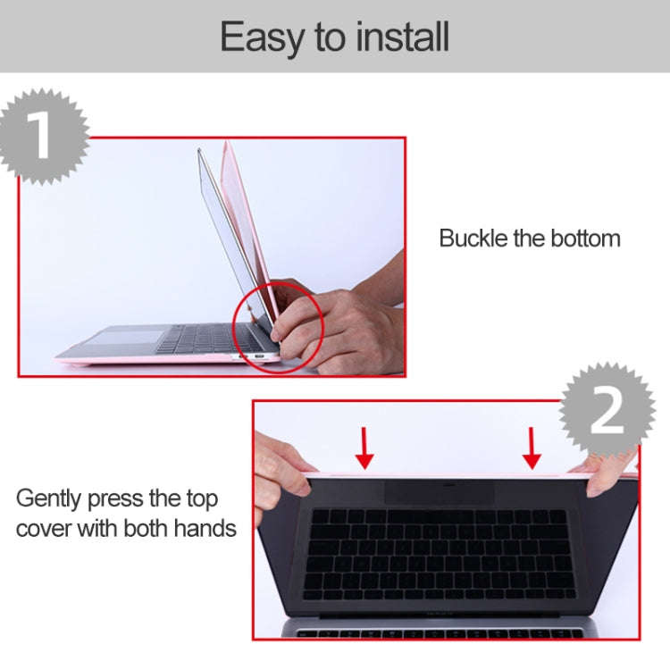 For Huawei MateBook 14 inch Shockproof Frosted Laptop Protective Case (Transparent)
